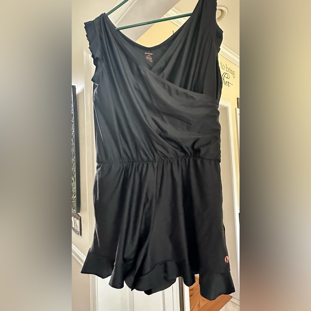 Honey Mark Ginger Swim Romper NWT